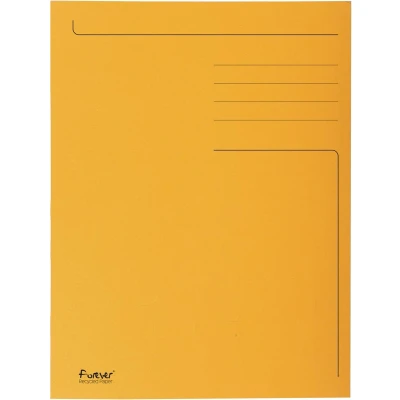 Afbeelding van Exacompta dossiermap Foldyne ft 24 x 32 cm (voor A4), oranje, doos van 50 stuks 2