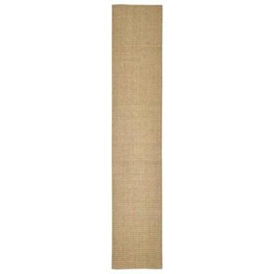 Afbeelding van vidaXL Sisalmat voor krabpaal 66x350 cm, sisal tapijt, krabmat, natuurlijk kattenkrabmat, mat, kattenkrabmat