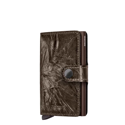 Afbeelding van Secrid heren portemonnee Miniwallet Crunch bronze