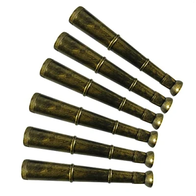 Afbeelding van COM FOUR® 6x piratentelescoop accessoires voor piratenkostuum piratenvermommingsaccessoires carnaval, themafeesten en kostuumevenementen