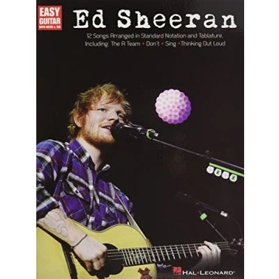 Afbeelding van Ed sheeran for easy guitar guitare: 12 Songs Arranged in Standard Notation and Tab