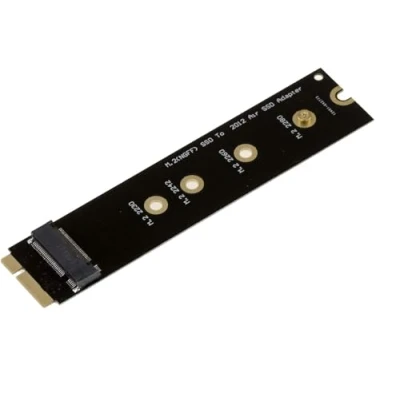 Afbeelding van KALEA INFORMATIQUE M2 naar Mac 2012 adapter voor het monteren van een M.2 SSD in plaats de originele 8+18 pinnen op MD224 MD223 MD231 MD232. Lange versie met schroevendraaier.