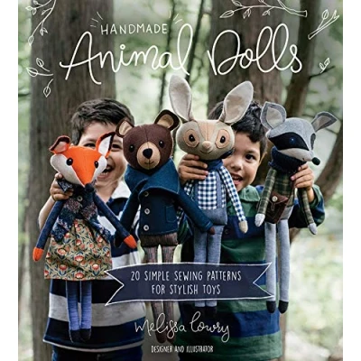 Afbeelding van Handmade Animal Dolls: 20 Simple Sewing Patterns for Stylish Toys