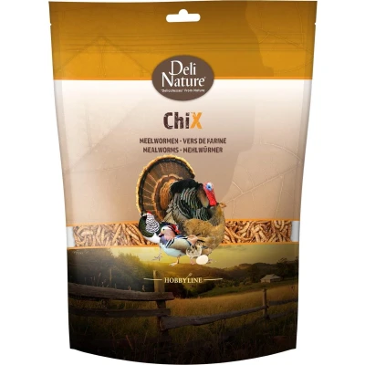 Afbeelding van Deli Nature Chix Meelwormen Kippenvoer 500 g