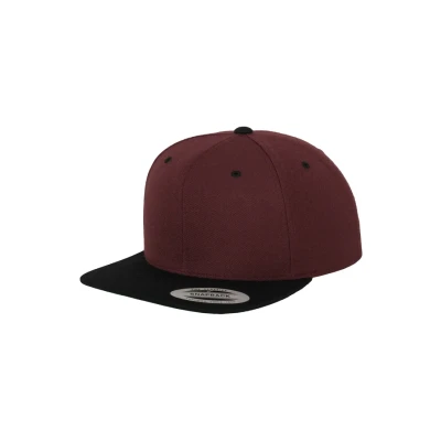 Afbeelding van Flexfit Classic Snapback 2TONE Pet, Maat: One Size, Bordeaux, black