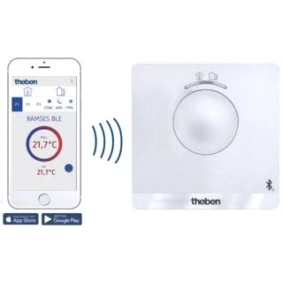 Afbeelding van Theben ramses 812 ble digitale klokthermostaat voor tijdafhankelijke bewaking en regeling van de ruimtetemperatuur 8120150
