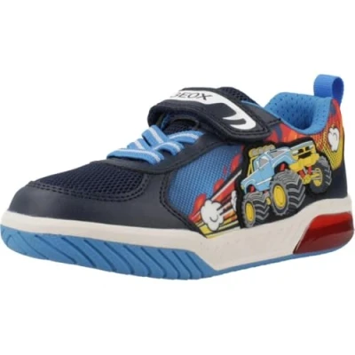Afbeelding van Geox J Inek Boy E, kindersneakers, marineblauw/lichtblauw, 28 EU