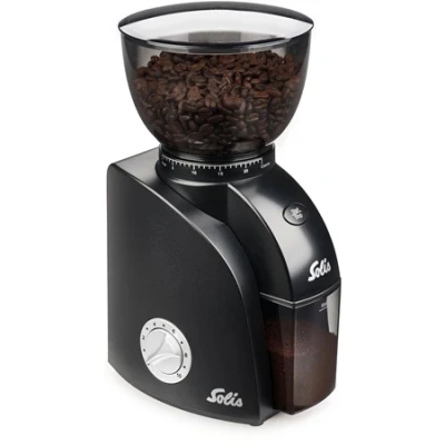 Afbeelding van Koffiemolen Solis Scala Zero Static Grinder Black