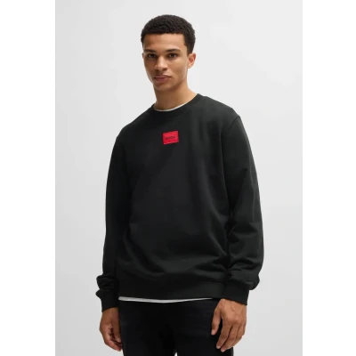 Afbeelding van HUGO BOSS heren Diragol sweater met logo in de kleur Zwart, maat: XL