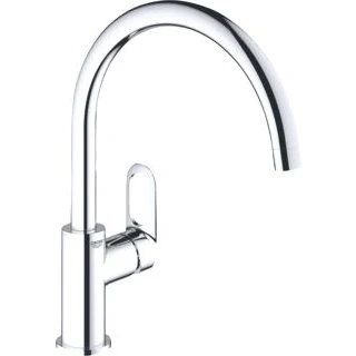 Afbeelding van GROHE QuickFix Start Flow keukenmengkraan met hoge uitloop