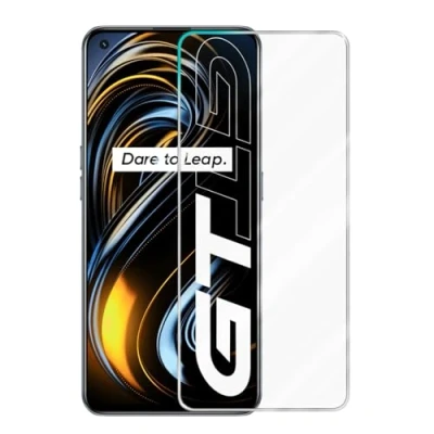 Afbeelding van Cadorabo Screenprotector geschikt voor Realme GT / Neo 2T Q3 PRO Pantser film Beschermende in KRISTALHELDER Geharde (Tempered) display beschermglas 9H hardheid met 3D Touch