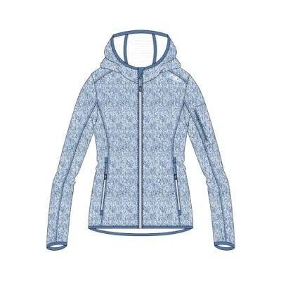 Afbeelding van CMP Knit Tech damesjas met vaste capuchon, Sky Bianco, 52