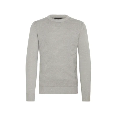 Afbeelding van Indicode Jeans Idricardo Trui, Heren, Maat: Medium, Light grey mix
