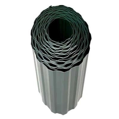 Afbeelding van EXCOLO Groene maairand, trapeziumgolving, 30 cm hoog, 9 m lang, als gazonrand, perkrand, gazonbegrenzing, ook padhek, padbarrière