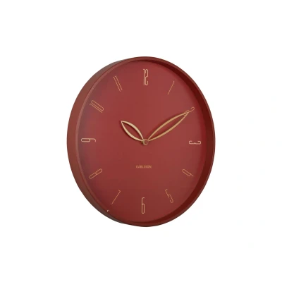 Afbeelding van Karlsson Wandklok Petals Rood Ø40cm Scandinavisch