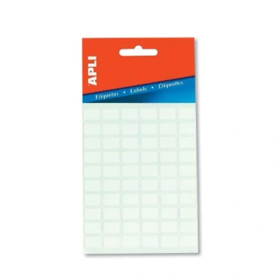 Afbeelding van Apli Witte Etiketten Ft 13 X 40 Mm (b H), 84 Stuks, 14 Per Blad (2672) Etiket