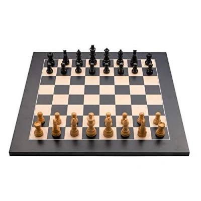 Afbeelding van Luxe schaakbord 40x40cm zwart