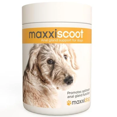 Afbeelding van maxxipaws maxxiscoot Anaalklier &amp; Spijsvertering Gezondheidsondersteuning voor Honden Poeder Supplement, 140g