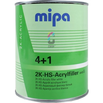 Afbeelding van MIPA 2K HS Acrylfiller Primer Wit 1L