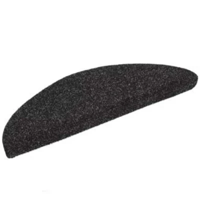 Afbeelding van Trapmatten zelfklevend 56x17x3 cm naaldvilt zwart 15 st