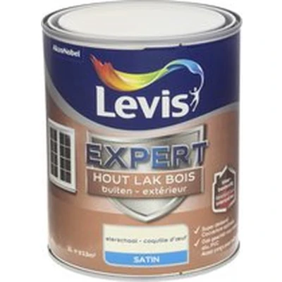 Afbeelding van Levis Expert Lak Buiten Satin Eierschaal 1L