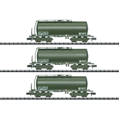 Afbeelding van MiniTrix 18212 N 3 ketelwagens USTC van de DB AG
