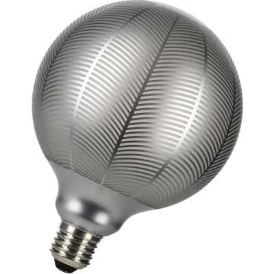 Afbeelding van Bailey LED Orient Palm Globe G125 E27 4W 2700K Zilver Dimbaar