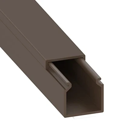 Afbeelding van Habengut kabelgoot (zelfklevend) 15x15 mm van PVC, kleur: bruin, lengte 1 m, CC10057