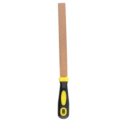 Afbeelding van Diamant Gecoate Platte Vijl Zand Gesoldeerde Soldeer Vijlen Rasp voor Harde Metalen Verscherpen Slijpen Carving Handgereedschap(8 Inch)