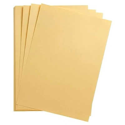 Afbeelding van Clairefontaine 397180C verpakking (met 250 vellen tekenpapier Maya, 50 x 70 cm, 120 g, glad, ideaal voor droogtechniek en inlijsting) goud
