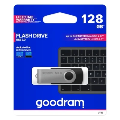 Afbeelding van GOODRAM UTS3 USB 3.0 128GB Black
