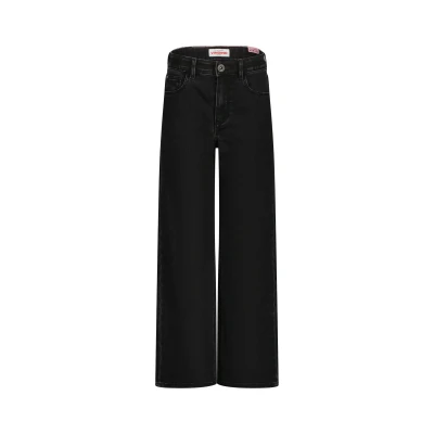 Afbeelding van Vingino wide leg jeans Coco washed black