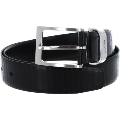 Afbeelding van JOOP! Leren Riem Coll. Belt 3,5 CM W80 Black Zwart