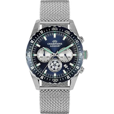 Afbeelding van JACQUES LEMANS UEFA Champions League CL 102B Herenchronograaf, armband