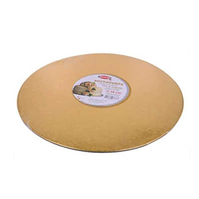 Afbeelding van Graziano Taartbord 34 cm goud