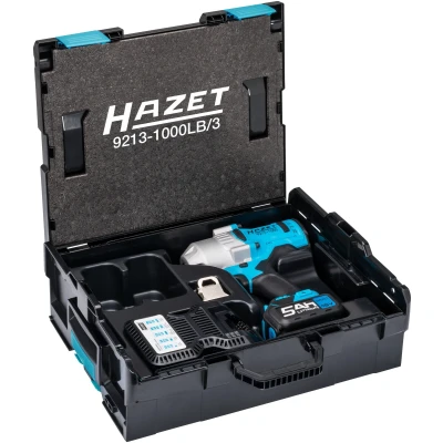 Afbeelding van Hazet 9213 1000LB/3 Accu slagmoersleutel 18 V 5 Ah Li ion Brushless