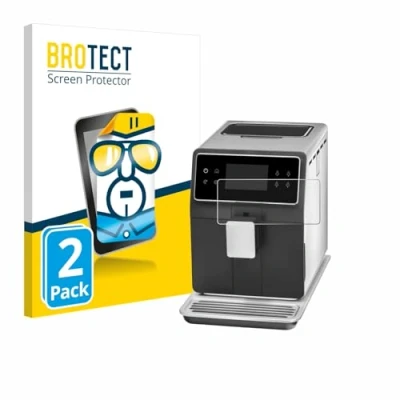 Afbeelding van BROTECT (2 Stuks) Schermbeschermer voor WMF Perfection 880L Screen Protector Transparant