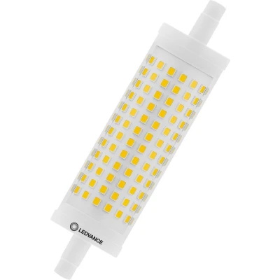 Afbeelding van ledvance led line performance buis tweekneeps r7s 18w 2452lm 2700k cri80 helder ip20 dxl 28x118mm 4099854048722