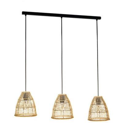 Afbeelding van EGLOÂ AyesgarthÂ HanglampÂ Â E27Â 91Â cmÂ Zwart/Hout