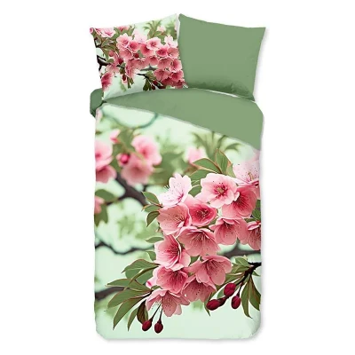 Afbeelding van Good Morning Lotti dekbedovertrek 1 persoons (140x200/220 cm + sloop) Groen