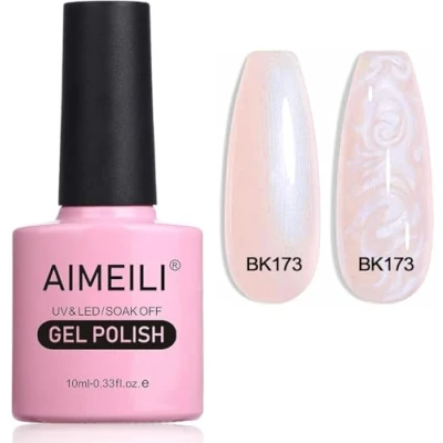 Afbeelding van AIMEILI Pearl Gel Nagellak Shell Draad Effect Shimmer Mermaid Nail UV (173)