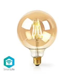 Afbeelding van Nedis Wifilf10Gdg125 Wi Fi Smart Led Lamp Met Filament E27 125 Mm 5 W 500 Lm