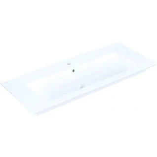 Afbeelding van Villeroy en boch venticello meubelwastafel 120 x 50 cm wit ceramicplus kraangat midden doorgestoken met overloop 4104clr1