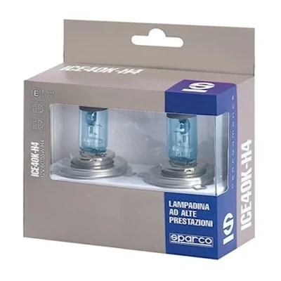 Afbeelding van Sparco SP02061ICEK4002 gloeilampen Ice40K H4 12V 60/55W 2 Pz, Unique