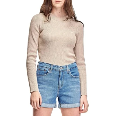 Afbeelding van Levi&#039;s Crew Rib Sweater Sweatshirt Vrouwen, Cement, M