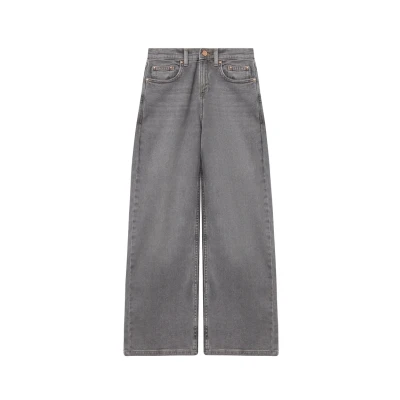 Afbeelding van s.Oliver MID RISE WIDE LEG Flared Jeans voor kinderen, Maat: 134xREG, Grau meliert