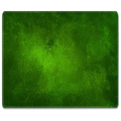 Afbeelding van Silent Monsters Muismat Grootte S (24 x 20 cm), Mouse Pad Design: Groen, Genaaide Rand, voor Bureau en Gaming, Mousepad Antislip rubberen basis
