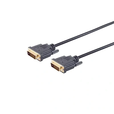 Afbeelding van DVI D Aansluitkabel 24+1 Dual Link Full HD 60Hz 5 meter Zwart