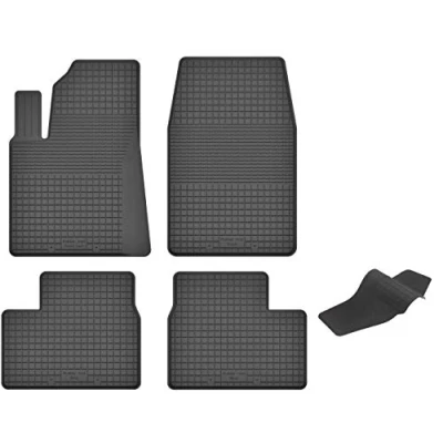 Afbeelding van KO RUBBERMAT rubberen matten met tunnel geschikt voor Peugeot 208/2008 (2012 2018) ideaal aangepast 5 delig een set