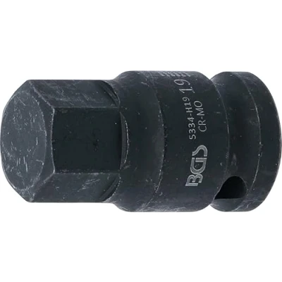 Afbeelding van BGS 5334 H19 Kracht dopsleutelbit 12,5 mm (1/2&quot;) inbus 19